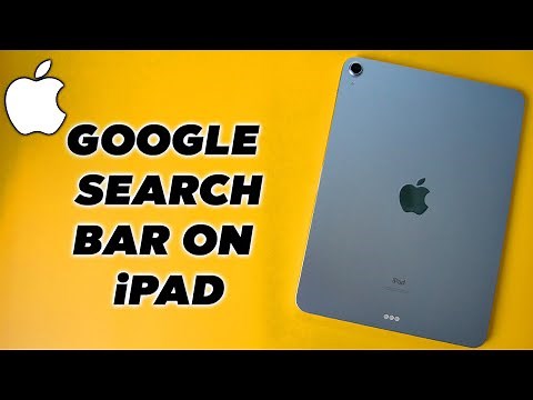 How To Add Google Search Bar on Home Screen on iPad