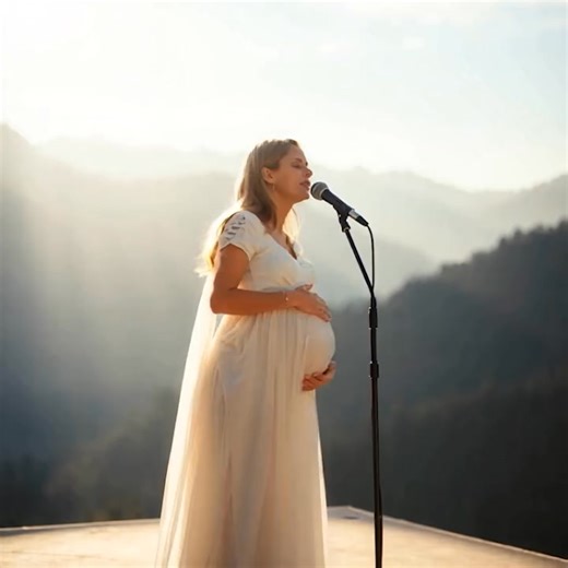 Alone on a Mountain Stage, a Pregnant Woman Began to Sing—What Happened Next Was Pure Heaven | StageFrames