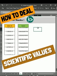 How to handle large numbers in excel | deal with scientific Numbers in exel | #largenumbers #largenumbers #newinexcel #excelmagics #excelhurdles #exceltips2023 #scientificvalues #largenumbers #exceltips #highlightsearch #exceltips2023 #excel2019 #Recoverdeletedworkbook #latestexceltricks #datavalidation #exceltricks2023 #powerfulexceltips #excelmagics #newinexcel #reels #shorts #excelreels #excelshorts #excelshortvideos #excelvideos #exceltutorials #exceltipsvideo #karandadya #dataentry #excelsh