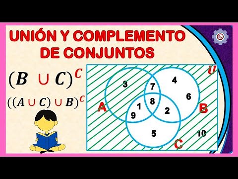 ✅ Unión y Complemento de Conjuntos | Diagramas de Venn