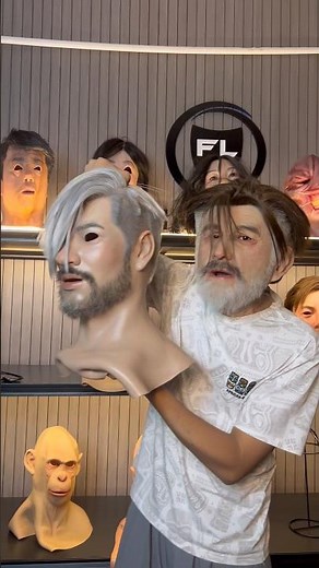 Ultra-realistic silicone mask #silicone #cosplay