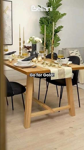Go for Gold: Set Your Table Like a Pro! ✨🍴