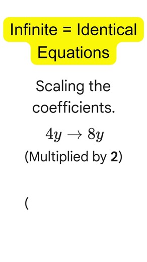 The SAT "Infinite Solutions" Secret ♾️ #sat #satprep #mathhacks #algebra #digitalsat #studytips