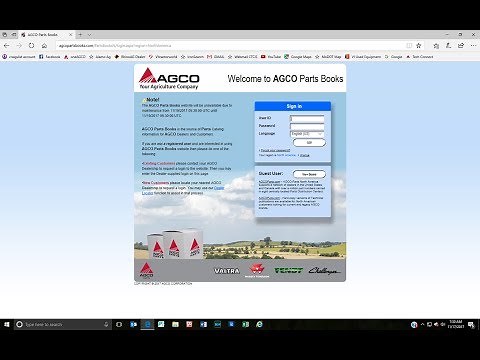 AGCO Parts: Online Parts Books for Massey Ferguson & AGCO Heritage Brands (Gen 1)
