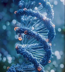 3d render of dna. Exploring DNA Helix Strand in Human Science Medical Video.
