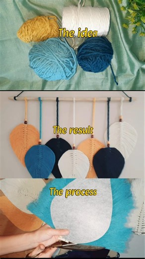 Macrame Leaf Wall Hanging #diymacrame #macrame #macrameknot #macrametutorial #diy #macrameknots