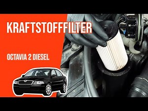 How to change the fuel filter on an Octavia 2 1.9 TDI ⛽
