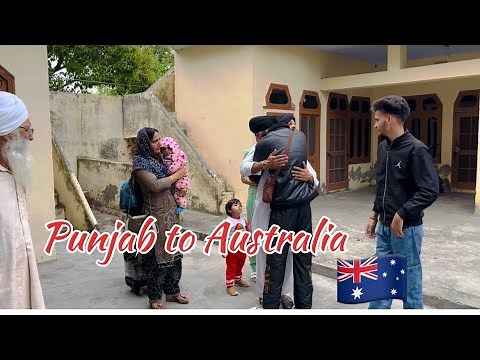 Punjab to Australia || Akash Randhawa || Emotional Video🥺 || Student visa || full journey🚗✈️
