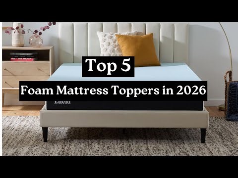 Top 5 BEST Foam Mattress Toppers in 2026 😴 Upgrade Your Sleep Instantly!