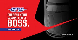 Gen 6 Asphalt Late Model Wrap Template