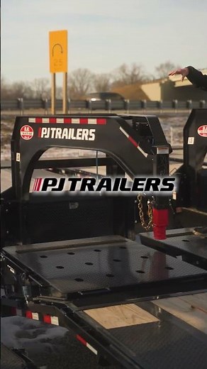This PJ 25FT Gooseneck is selling FAST during our Year End Sale… #PJTrailers #goosenecktrailer