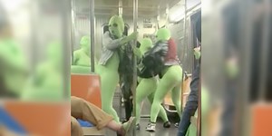 It's come to this: Gang of women dubbed 'Green Goblin Gang' terrorizes subway, brutally assault teens [Video]