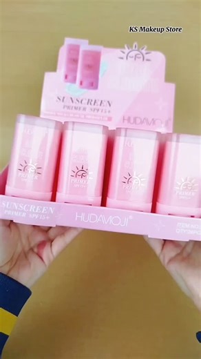 KS MAKEUP STORE on Instagram: "Hudamoji Sun screen Primer stick Price 550/- Each For Order Link in Bio 🔗 #primer #sunblock #sunscreen #makeup #lipstick"