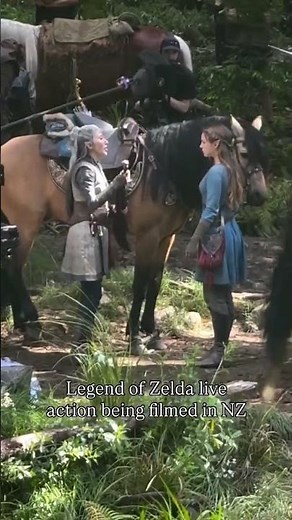 First footage of Zelda from The Legend of Zelda movie being filmed! #zelda #zeldamovie