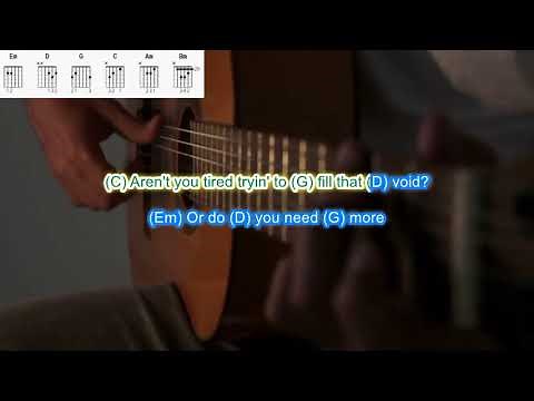 Shallow (A Star is Born) by Lady Gaga and Bradley Cooper play along with guitar chords &lyrics