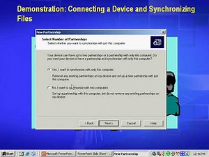 Synchronize Windows CE Pocket-PC device files with your PC