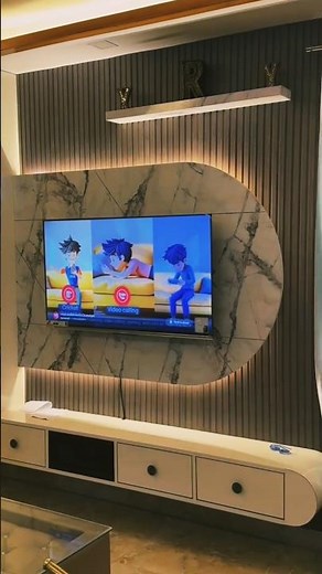 modular LCD panel #viral room wooden work