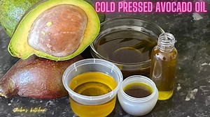 Easy homemade avocado oil from scratch | cold pressed method | @Veeba's kitchen. | Veeba's Kitchen
