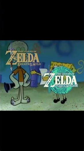 Zelda BOTW vs TOTK Trailer music - Squidward Wrong Notes