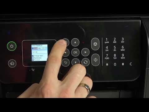 How to set up the EPSON EcoTank ET-4700 - First setup and Wi-Fi connection