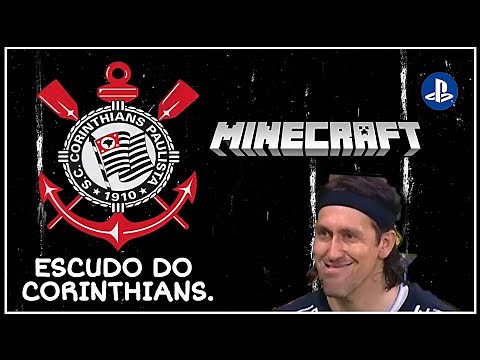Pixel Art Minecraft - escudo do CORINTHIANS. (Ps4)