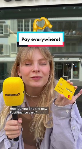 Do you already have the new card? 🥳 #postfinance #cash #kontostand #kreditkarte #applepay
