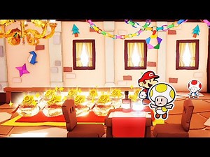 How to get into Master Toad's Mansion in Paper Mario: The Origami King - Collectible 13 - Log Cabin