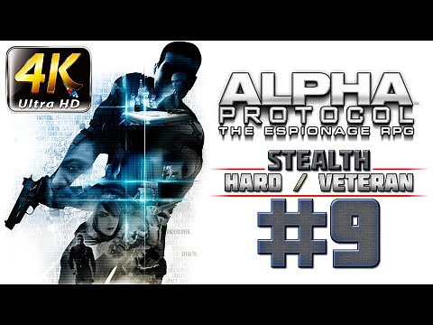 Alpha Protocol Walkthrough (4k PC) HARD / VETERAN - Part 9 - Moscow - Assault Lazo Stealth