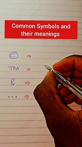 2.5K reactions · 132 shares | Common symbols and their meaning | Tutor Precious | Facebook