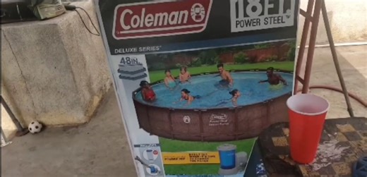 Watch Coleman 18 foot round pool on Amazon Live