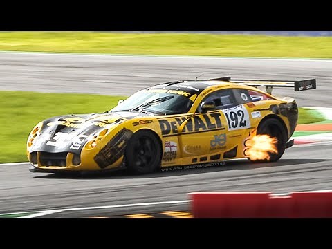 2 x TVR T400R (Tuscan R) Race Cars in Action: Sound, Accelerations & Fly Bys!