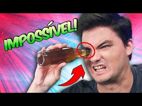 TRYING TO OPEN A BOTTLE IN IMPOSSIBLE WAYS [+10]