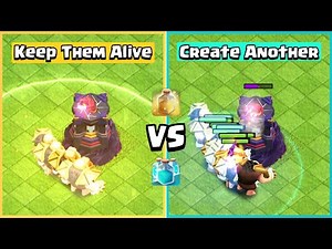 Healing Spell VS Clone Spell | Clash of Clans