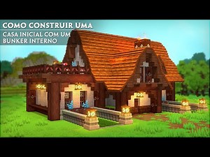 Como Construir uma Casa Inicial Com um Bunker Embutido | Hytale Tutorial