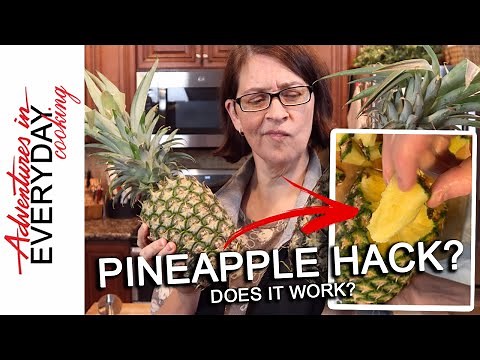 Does that actually work? - Viral Pineapple hack - Adventures in Everyday Cooking