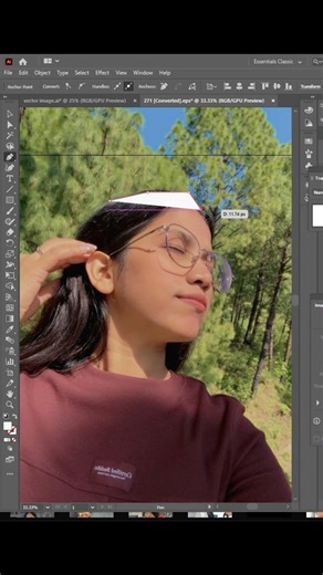 Convert image into vector in seconds 🫣🔥🤫 #graphic #vector #illustration #ai #illustrator