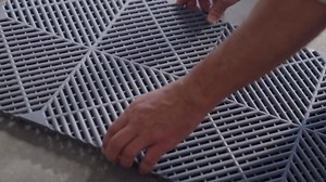 SafeRacks Ribbed Interlocking Garage Floor Tiles - Vented, Self-Draining, Non-Slip Flooring, Modular, Virgin Polypropylene, Ideal for Garages, Patios, Basements, Decks - Black - 27.52 sq ft - 16 Pack: Amazon.com: Tools & Home Improvement