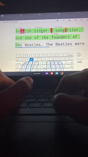 am kinda buns at typing 🫣🫣 #typingclub #typing #fy | life is what happens when you are busy