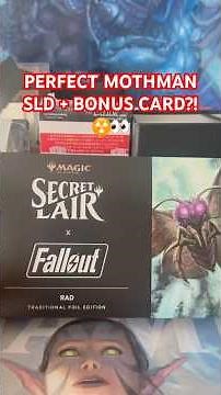 GREAT MOTHMAN + BONUS SILVER SHROUD?! ☢️ Fallout: Rad Secret Lair #shorts