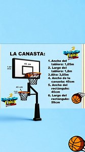 Características del Tablero de Baloncesto 🏀 #studentlife #teacher #motivation #baloncesto #StarsEverywhere | Educación física para todos.
