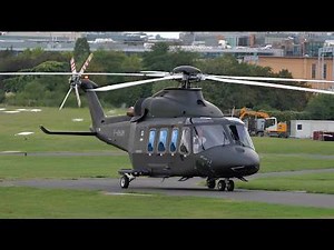 Leonardo AW139 Helicopter Takeoff and Landing