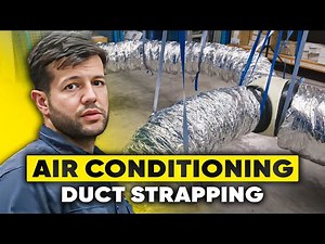 Air conditioning Duct Strapping