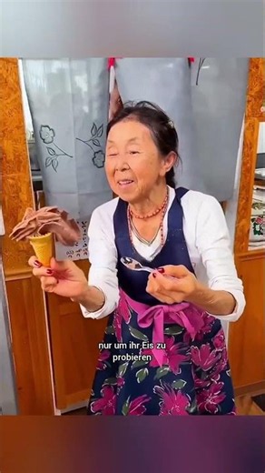 She is eighty years old and continues to work every day, but...