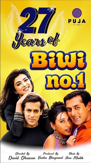 “Biwi No. 1” Turns 27 But The Entertainment Is Still Timeless ❤️🎬 #27YearsOfBiwiNo1 #salmankhan
