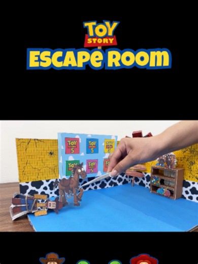 Toy Story 5 Escape Room Papercraft DIY Challenge
