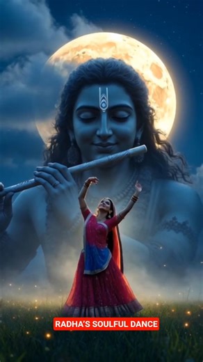 Divine Love of Radha Krishna 💙 Spiritual Cinematic Reel # Radha Krishna #hindudeity