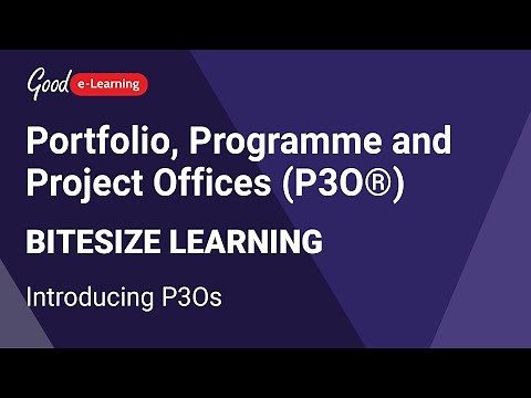 Introducing P3Os | Portfolio, Programme and Project Offices (P3O®) | Good e-Learning