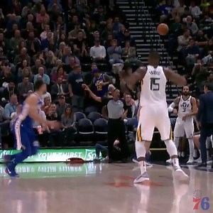 Ben Simmons throwing it down. | Philadelphia 76ers