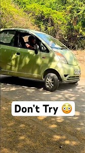Tata Nano Reverse Gone Wrong😳| Don’t Try This‼️ #tatanano #driftfail #nearmiss #shorts