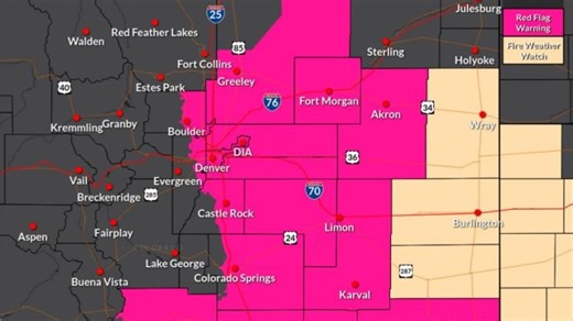 Fire and ice: Colorado to see high fire danger, heavy snow this weekend